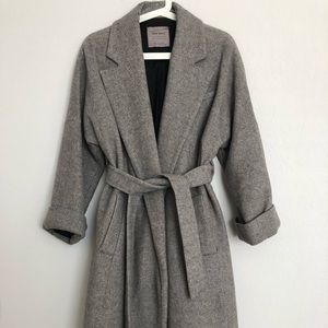 Zara Gray Rope Style Coat